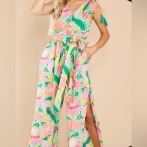 FLORAL JUMPSUIT